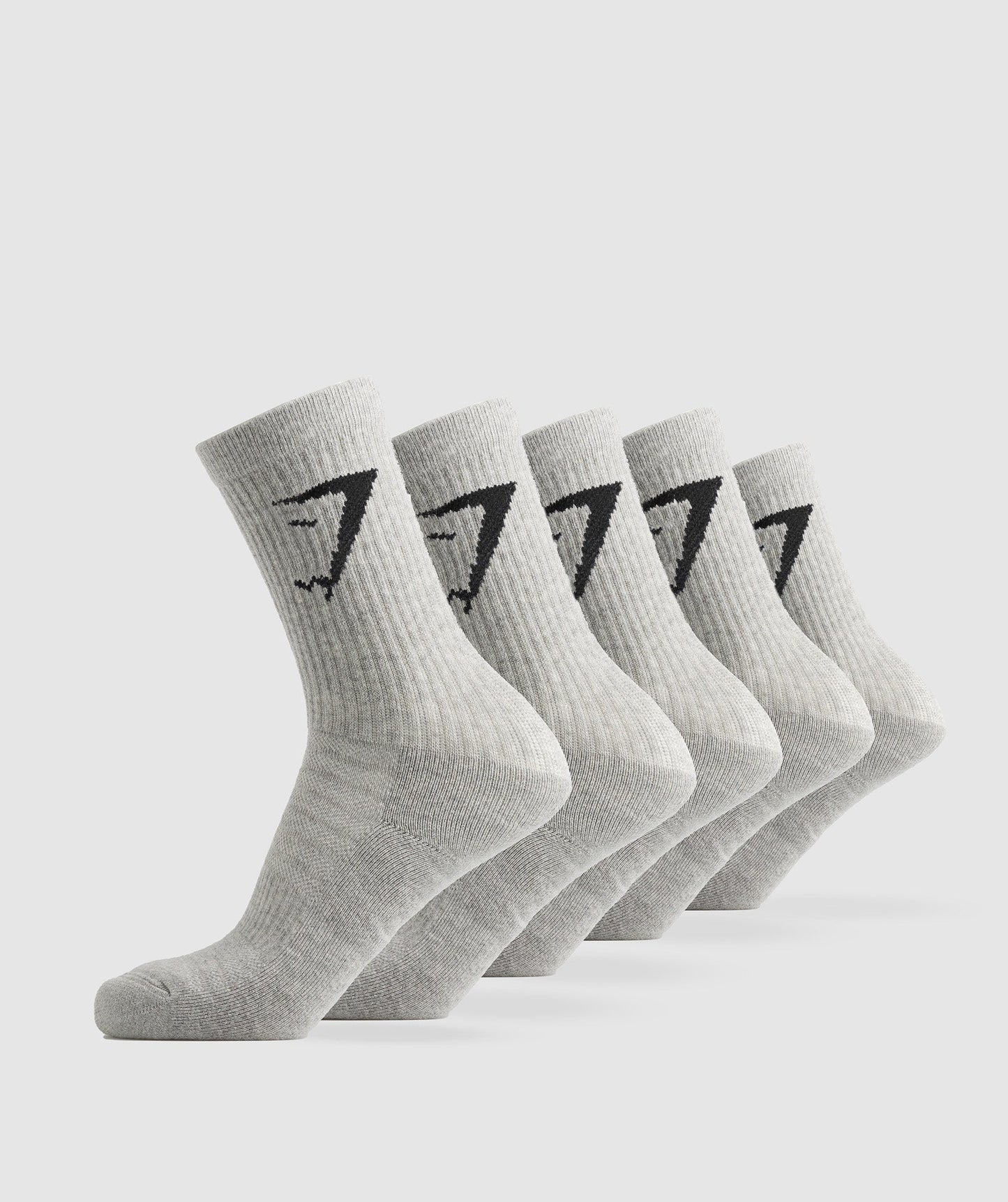 CREW SOCKS 5pk Light Grey