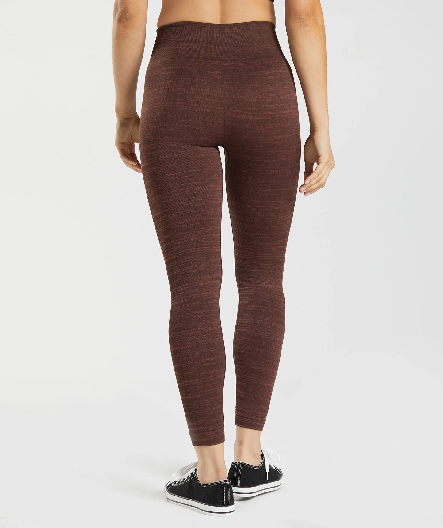 ADAPT MARL SEAMLESS LEGGINGS - ARCHIVE BROWN